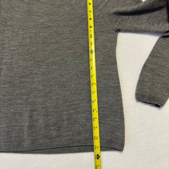 Ines De La Fressange UNIQLO 100% Wool Turtleneck Sweater Women Size Small Gray - Picture 7 of 10